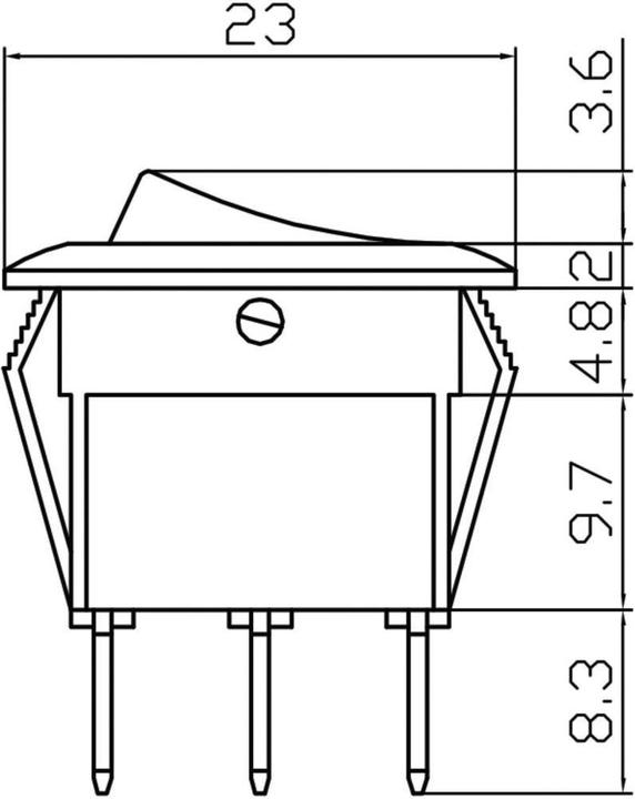 Produktbild HP Autozubehör Wippschalter Mini Leuchte