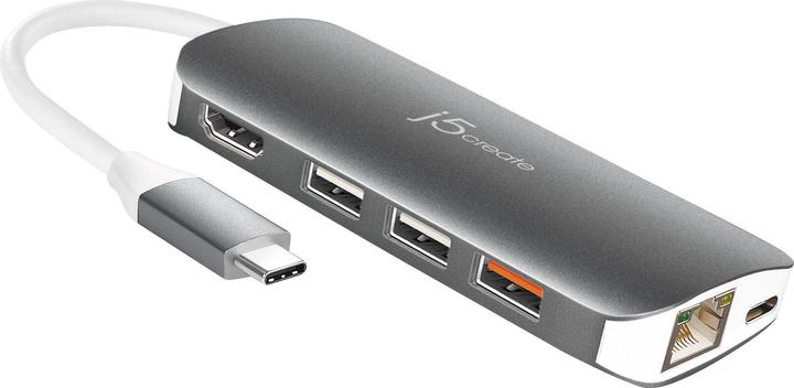 j5Create JCD383 (USB-C, 5 Porti)