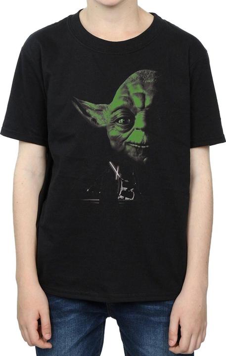 Immagine prodotto Star Wars Yoda Green Face Maglietta Ragazzi (140, 146)