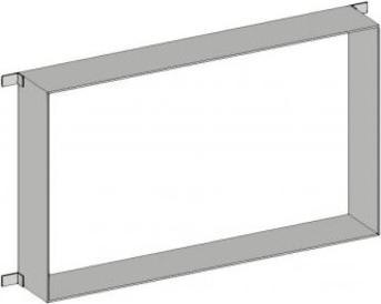 Actual product image Emco asis evo mounting frame for illuminated mirror cabinet 939707014 and 939708014