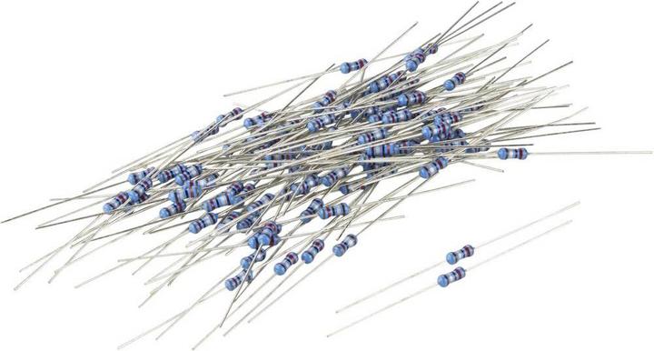 Actual product image Tru Components TC-MF0W4FF1200KIT203 Metal film resistor 120? axially wired 0207 0.25 W 1 % 100 pc.