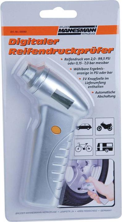Produktbild Mannesmann Digitaler Reifendruckmesser