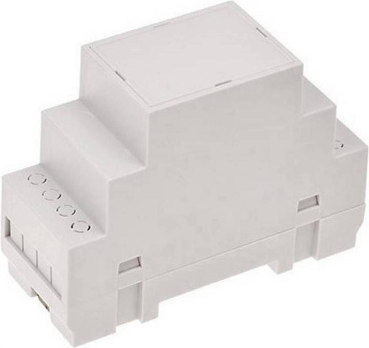 Produktbild Tru Components TC-7910800 Hutschienen-Gehäuse 35 x 90 x 65 ABS-V0 Grau 1 St. (Gehäuse)