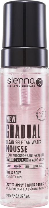 Image du produit Sienna Gradual Clear Water Mousse (Mousse autobronzante)