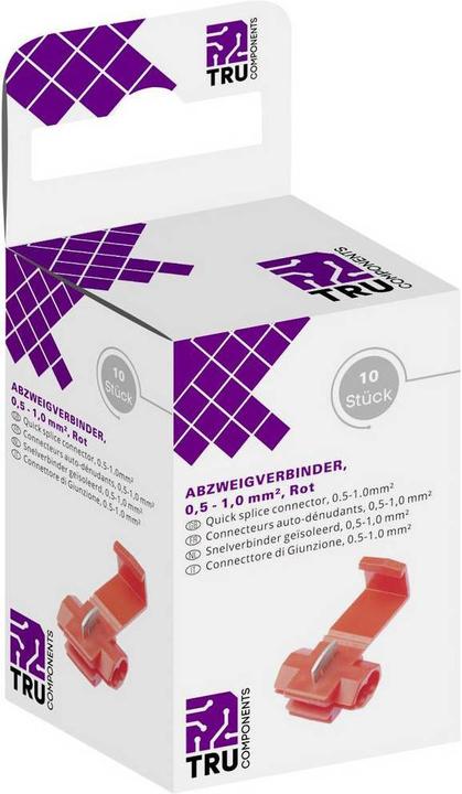 Tru Components Connettore per cavo, 0,5mm² - 1 mm² - 10 pezzi.