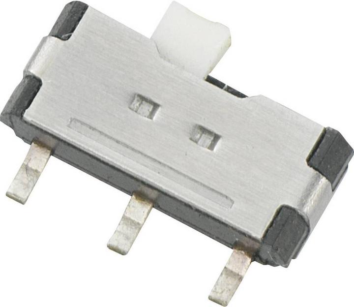 Actual product image Tru Components SMD slide switch 12 V/DC 50 mA