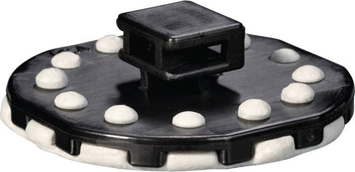 HellermannTyton Sockel PMB5-HS-BK-C1 für Pastenkleber (36 mm, 100 Stk.)