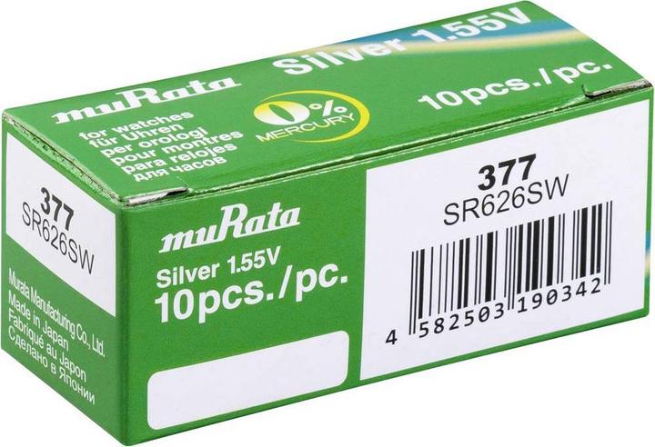 Murata Button cells 377 (10 pcs., Device specific, 26 mAh)