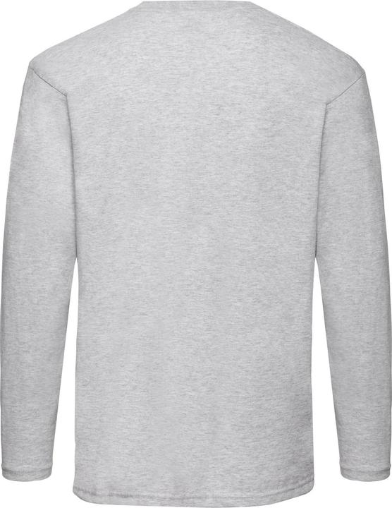 Actual product image Fruit of the Loom Mens Valueweight Heather Long-Sleeved T-Shirt (XXL)