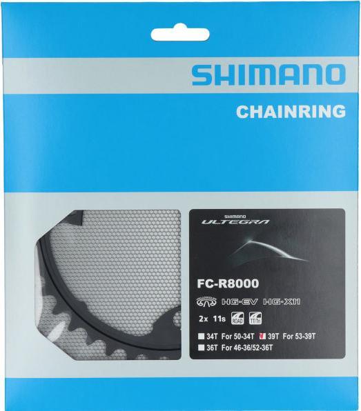 Actual product image Shimano Ultegra FC-R8000 chainring 11-speed MW (39)