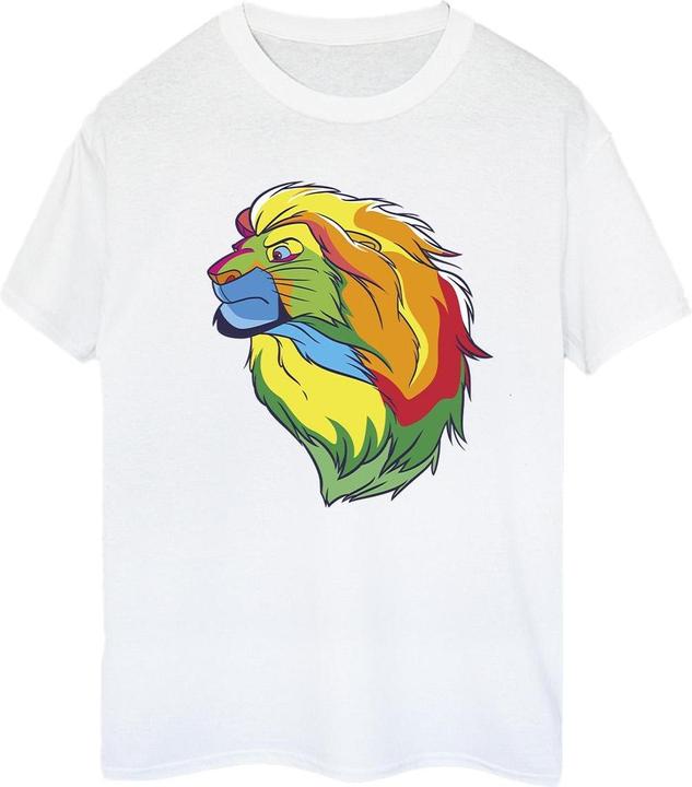 Actual product image Disney Womens/Ladies The Lion King Colours Cotton Boyfriend T-Shirt (L)