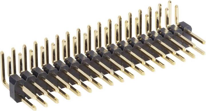 BKL Electronic Barrette mâle double rangée Pas 2.54 mm