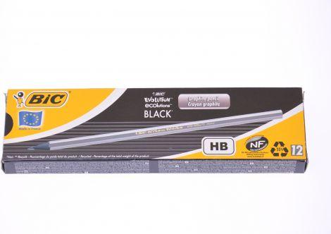 Productafbeelding Bic Potlood Evolution ECOlutions Zwart, Hardheid: HB (HB, 12 x)