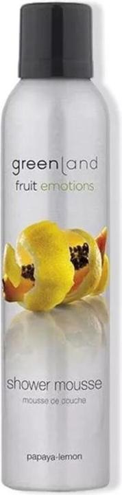Actual product image Greenland Shower Mousse Papaya-Lemon (200 ml)