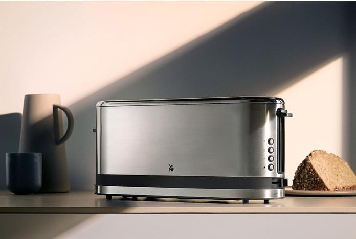 Produktbild WMF KÜCHENminis Langschlitztoaster 2-Scheiben mit Brötchenaufsatz