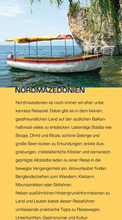 Actual product image Reiseführer Nordmazedonien (German, Philine of Oppeln, 2019)