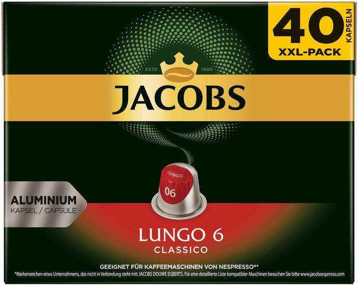 Actual product image Jacobs Lungo 6 Classico (1 x Port.)