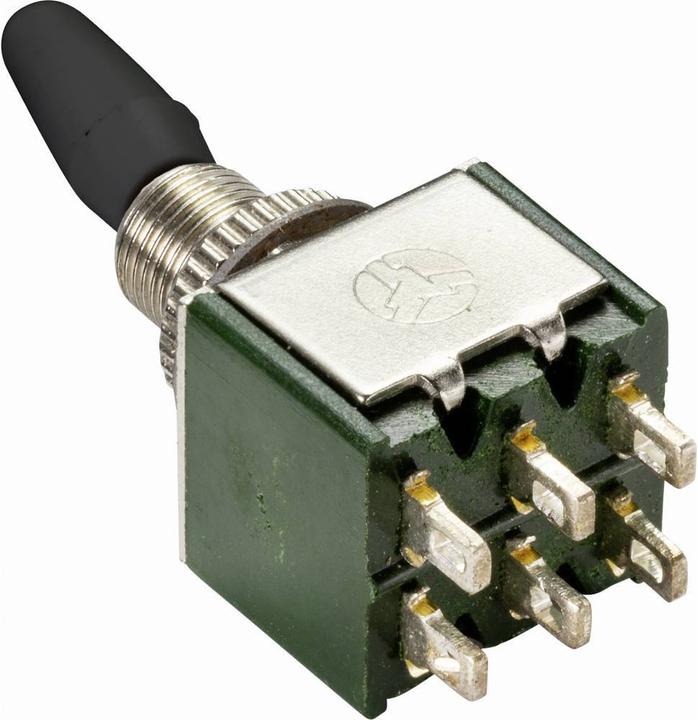 Produktbild Tru Components Miniatur-Kippschalter 2pol. 250 V/AC 2A