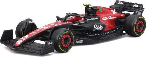 Actual product image Bburago Alfa Romeo F1 Team Stake C43 1/43 Guanyu 2023