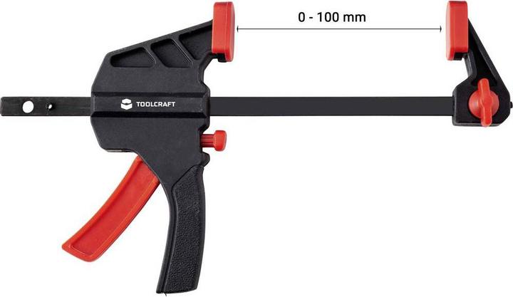 Produktbild Toolcraft Einhandzwinge (100 mm)