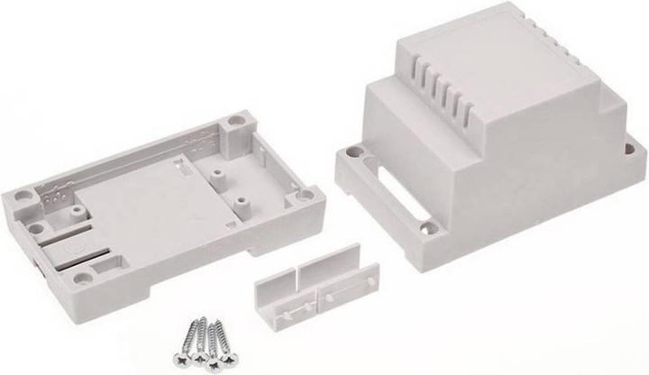 Image du produit Tru Components TC-7910728 Boîtier pour rail DIN 53 x 89 x 65 ABS-V0 Gris 1 pc. (Boîtier)
