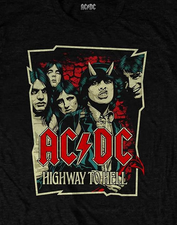 Image du produit AC/DC Adulte Highway To Hell Sketch T-shirt (M)