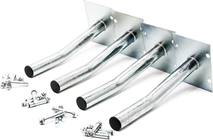 Actual product image Wiltec 4x car tyre wall holder