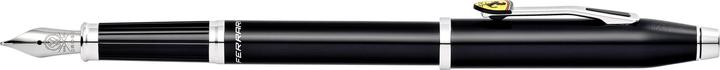 Cross Fountain pen Century II Scuderia Ferrari black lacquer F gift box (Black, 1 x)