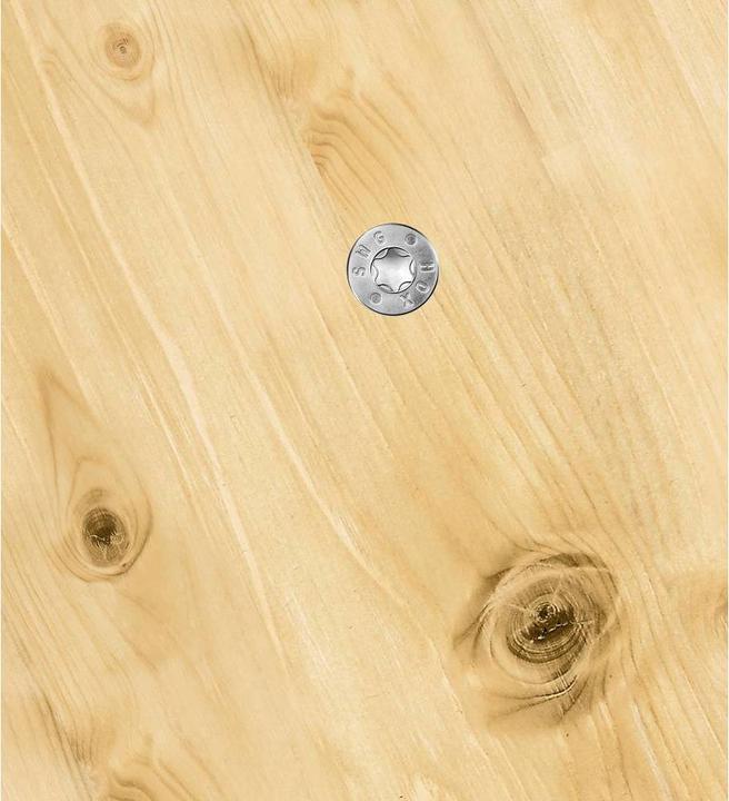 Actual product image SWG HOX internal multi-tooth screws with bit 3 X 20 galvanised steel, building authority approved (50 Screws per piece)