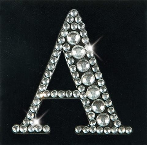 Artoz Aufkleber Crea Motions Strass Buchstaben A
