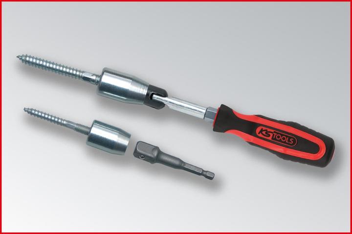 Produktbild KS Tools WC Sanitär-Kombi-Kit, 6-teilig, feinster Chrom-Vanadium-Stahl (6 Teile)
