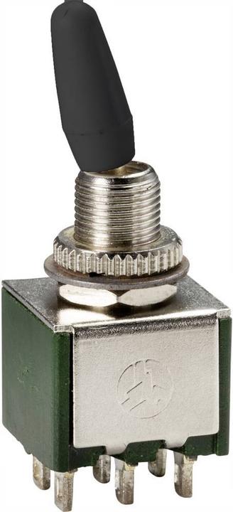 Produktbild Tru Components Miniatur-Kippschalter 2pol. 250 V/AC 2A