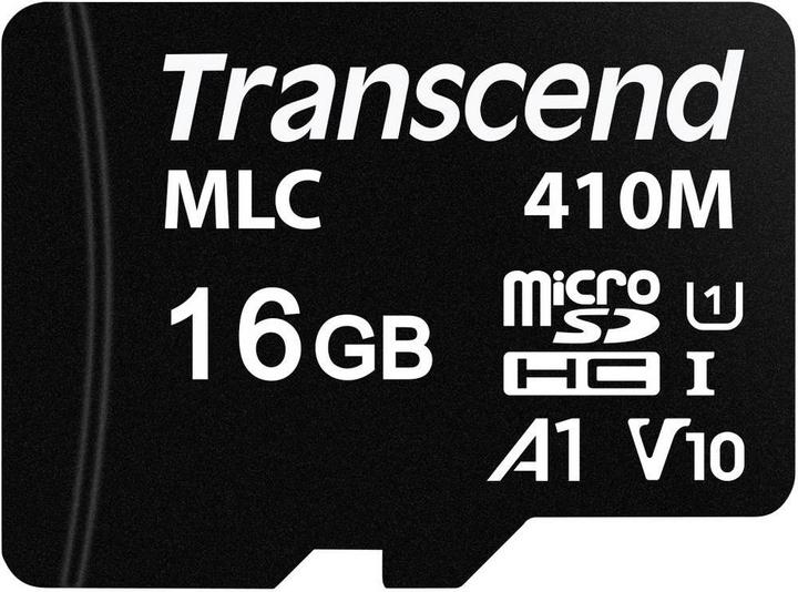 Image du produit Transcend TS16GUSD410M Carte microSD 16 Go Classe 10 UHS-I (16 Go, microSDHC, U1, UHS-I)