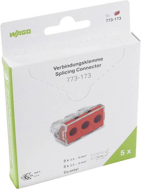 Image du produit Wago Borne pour boîtes de dérivation