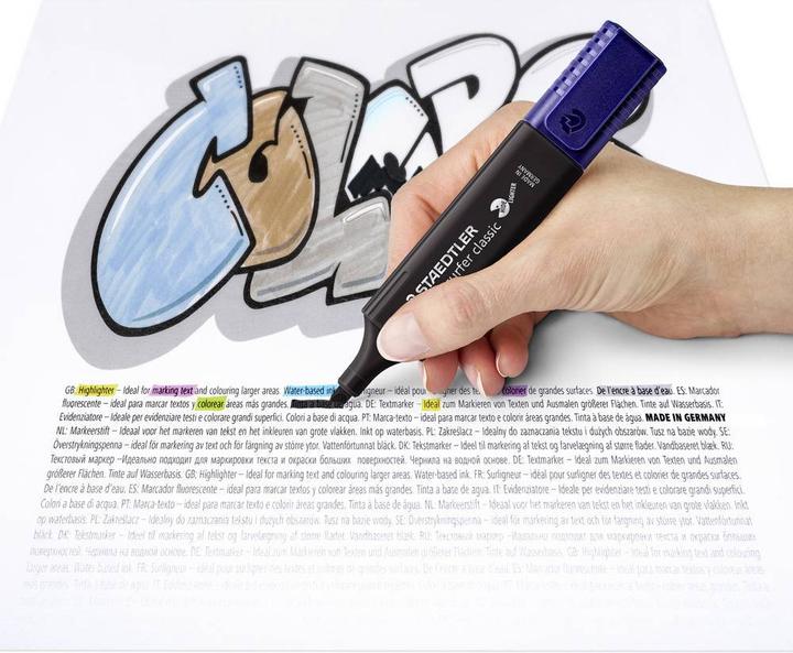 Immagine prodotto Staedtler Evidenziatore Textsurfer classic 364 C (Azzurro cielo, Sabbia, Nero, Grigio chiaro, 5 mm, 4 x)