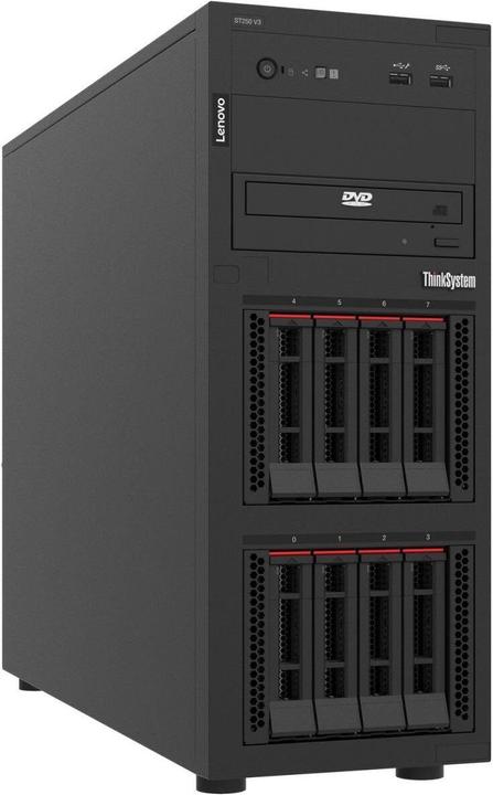 Image du produit Lenovo ThinkSystem ST250 V3, 2,9 GHz, E-2436, 32 Go, DDR5-SDRAM, 800 W, Tower (32 Go, Serveur de la tour)