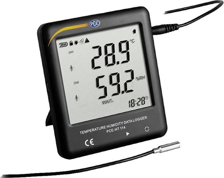 Produktbild PCE Instruments PCE-HT 114 Multi-Datenlogger Messgrösse Temperatur, Luftfeuchtigkeit