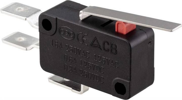 Tru Components Microinterruttore con leva KW3-16A-2B