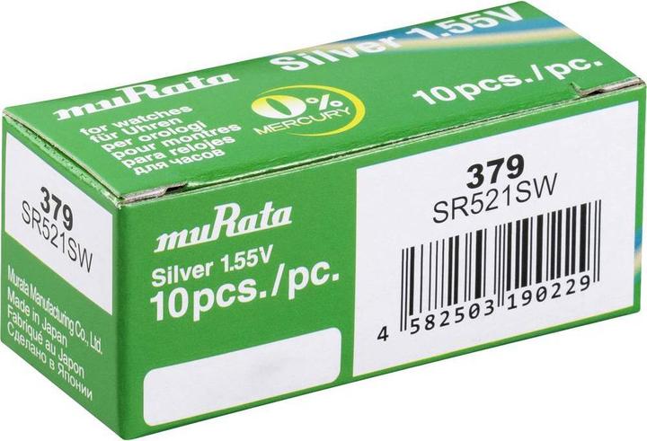 Image du produit Murata Pile bouton (SR63, 16 mAh)