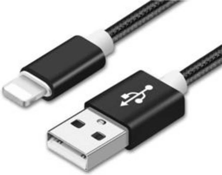 Produktbild No Name Reekin Ladekabel für Iphone (USB-Lightning) - 1.0 Meter ( -Nylon) (1 m, USB 2.0)