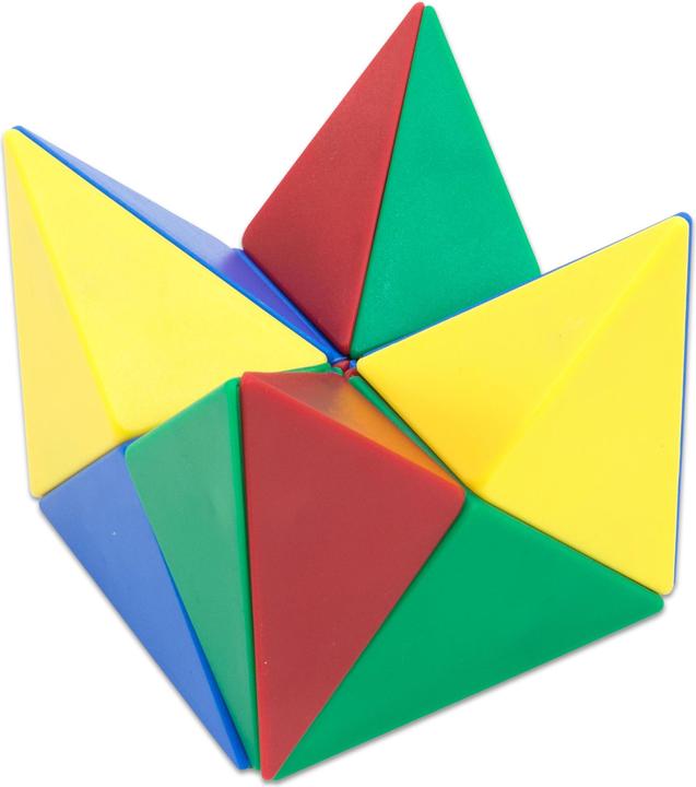 Produktbild Betzold Magnetwürfel aus 24 farbigen Tetraedern
