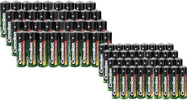 Camelion Zinc Carbon Set 36x AA +36x AAA (72 pcs., AA, AAA)