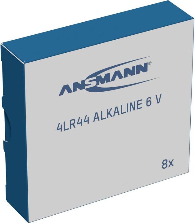 Immagine prodotto Ansmann ANS 1520-0014 - Batteria alcalina 4LR44 confezione da 8 - Batteria - 4LR 44 (8 pz., 4LR44)