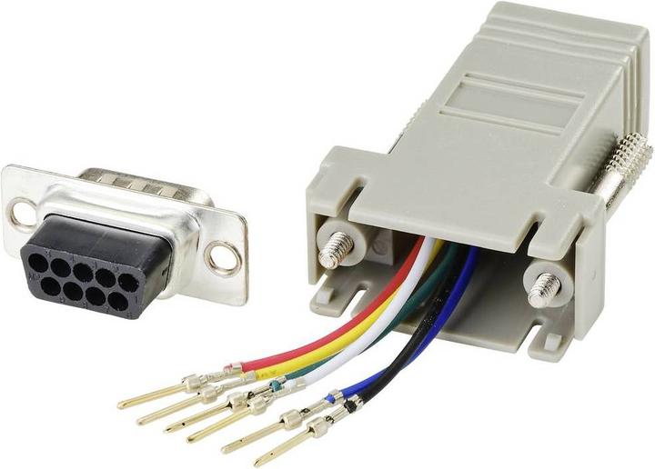 Image du produit Tru Components Adaptateur D-SUB Prise mâle D-SUB 9 pôles