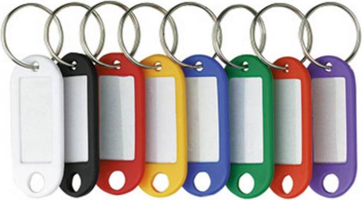Alco Schlüsselanhänger 4.8 x 2.2 cm (B x H) Kunststoff 10 St./Pack