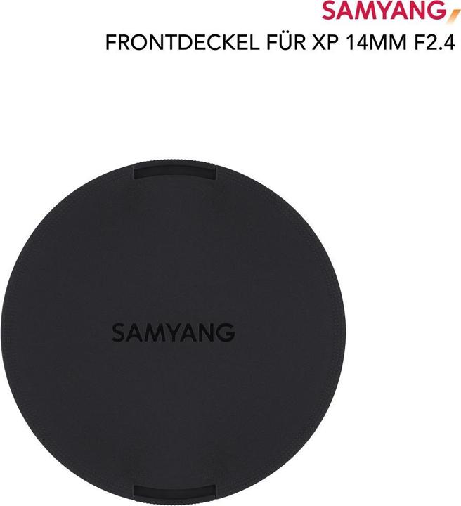 Actual product image Samyang Front cover for XP 14mm F2.4