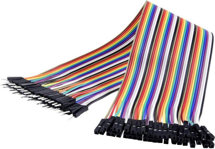 Actual product image Renkforce Jumper cable Arduino, Banana Pi, Raspberry Pi (40x wire jumper plug