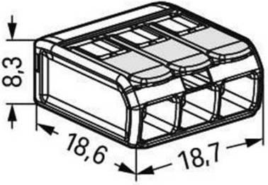 Actual product image Wago Connecting terminal 221 series