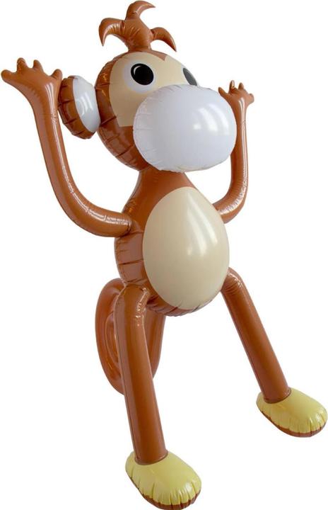 Actual product image Folat Party Accessory Inflatable Monkey Brown, 1.20 m