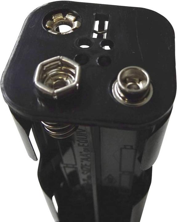 Actual product image Velleman Battery holder D for 8x Mignon